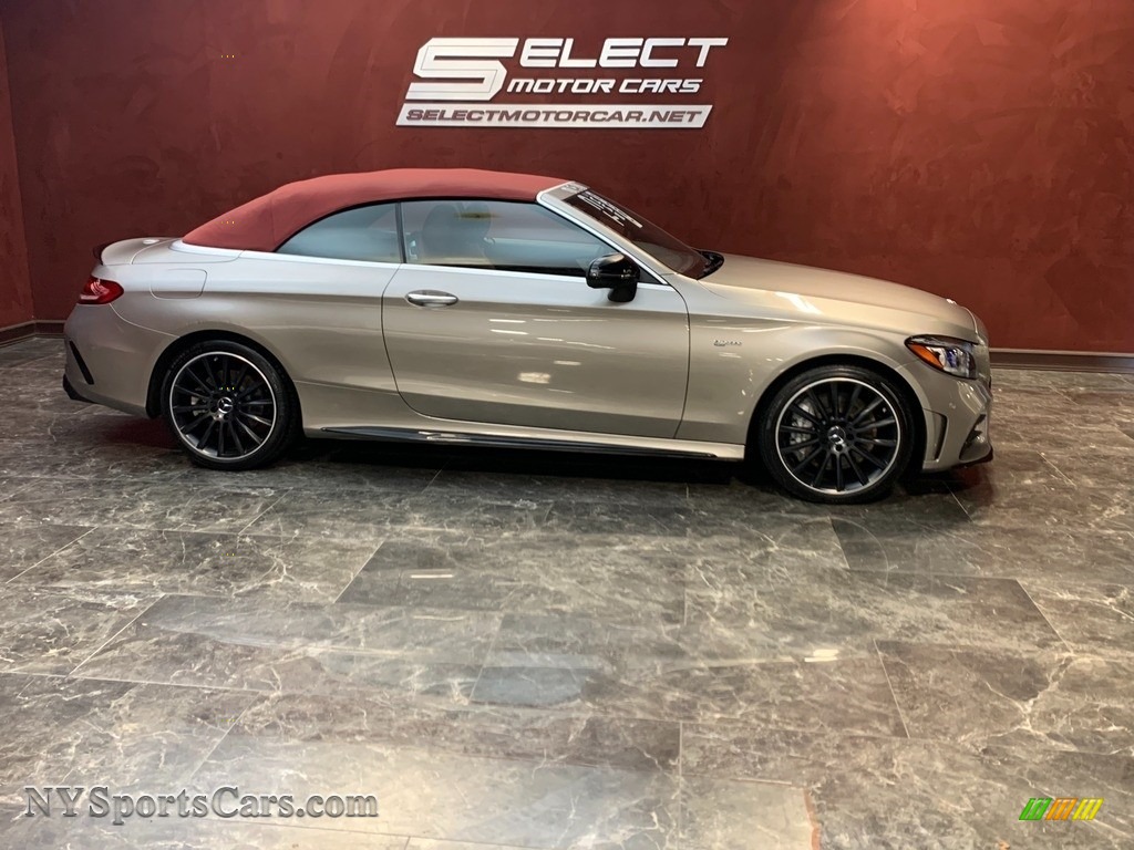 2019 C 43 AMG 4Matic Cabriolet - Mojave Silver Metallic / Cranberry Red/Black photo #4