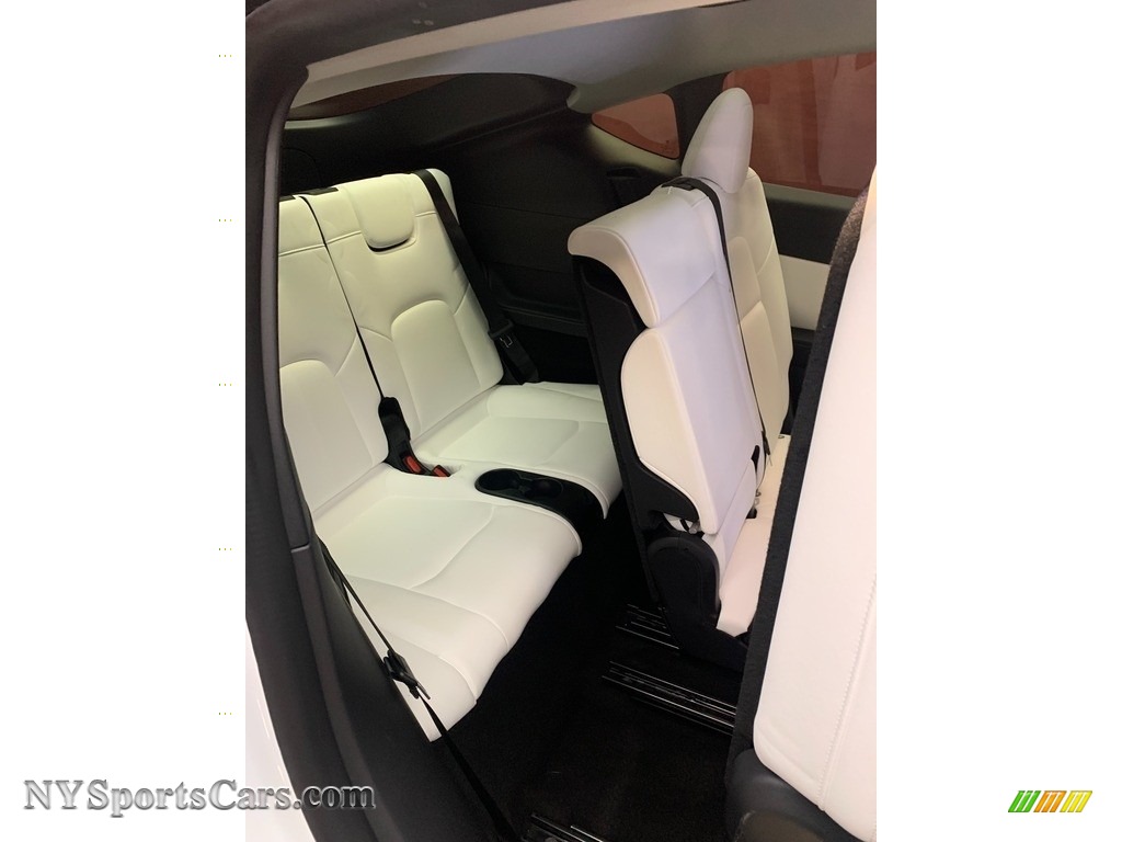 2022 Model Y Long Range AWD - Pearl White Multi-Coat / White/Black photo #12