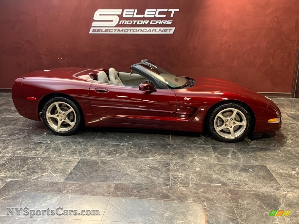 2003 Corvette 50th Anniversary Edition Convertible - 50th Anniversary Red / Shale photo #5
