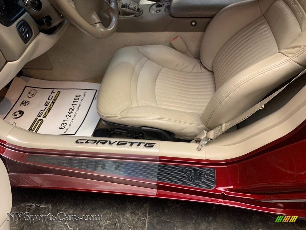 2003 Corvette 50th Anniversary Edition Convertible - 50th Anniversary Red / Shale photo #7