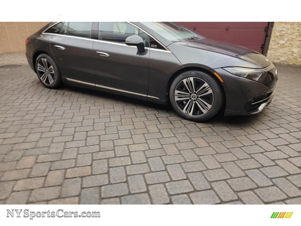 2023 EQS 450+ 4Matic Sedan - Graphite Gray Metallic / Black/Sable Brown photo #3