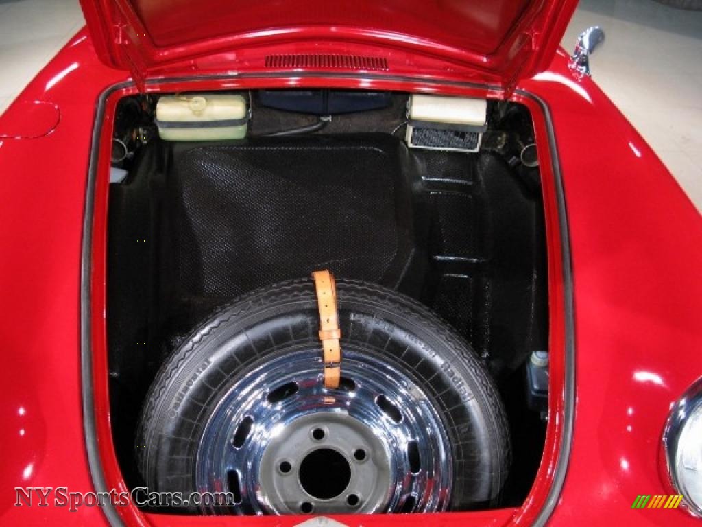 1965 356 SC Cabriolet - Signal Red / Grey photo #15