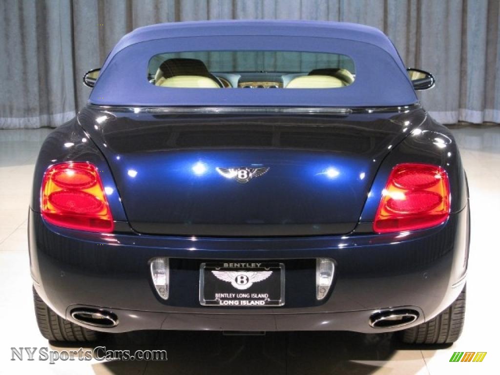 2007 Continental GTC  - Dark Sapphire / Saffron photo #18