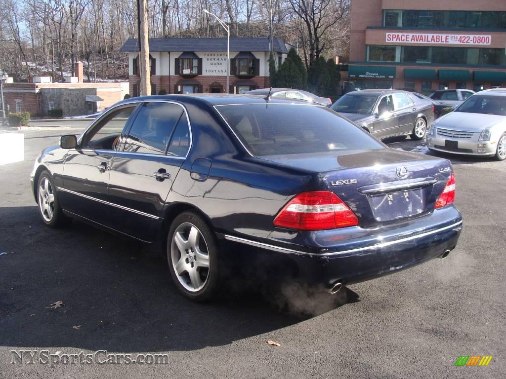 2005 LS 430 Sedan - Blue Onyx Pearl / Cashmere photo #4