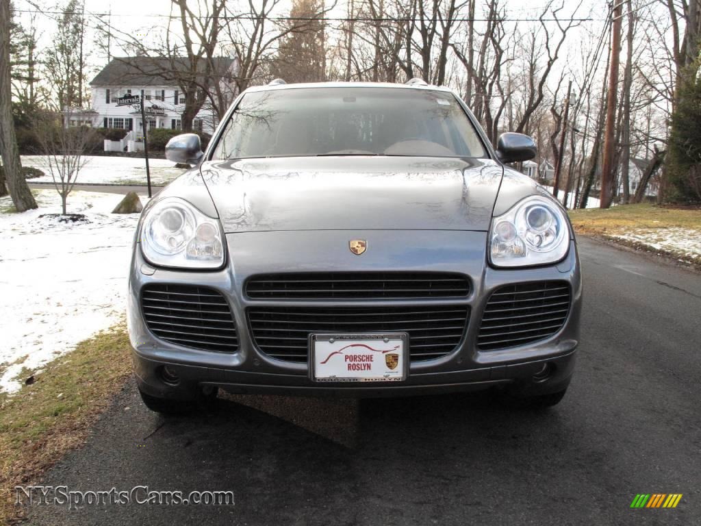 2006 Cayenne Turbo S - Titanium Metallic / Havanna/Sand Beige photo #2