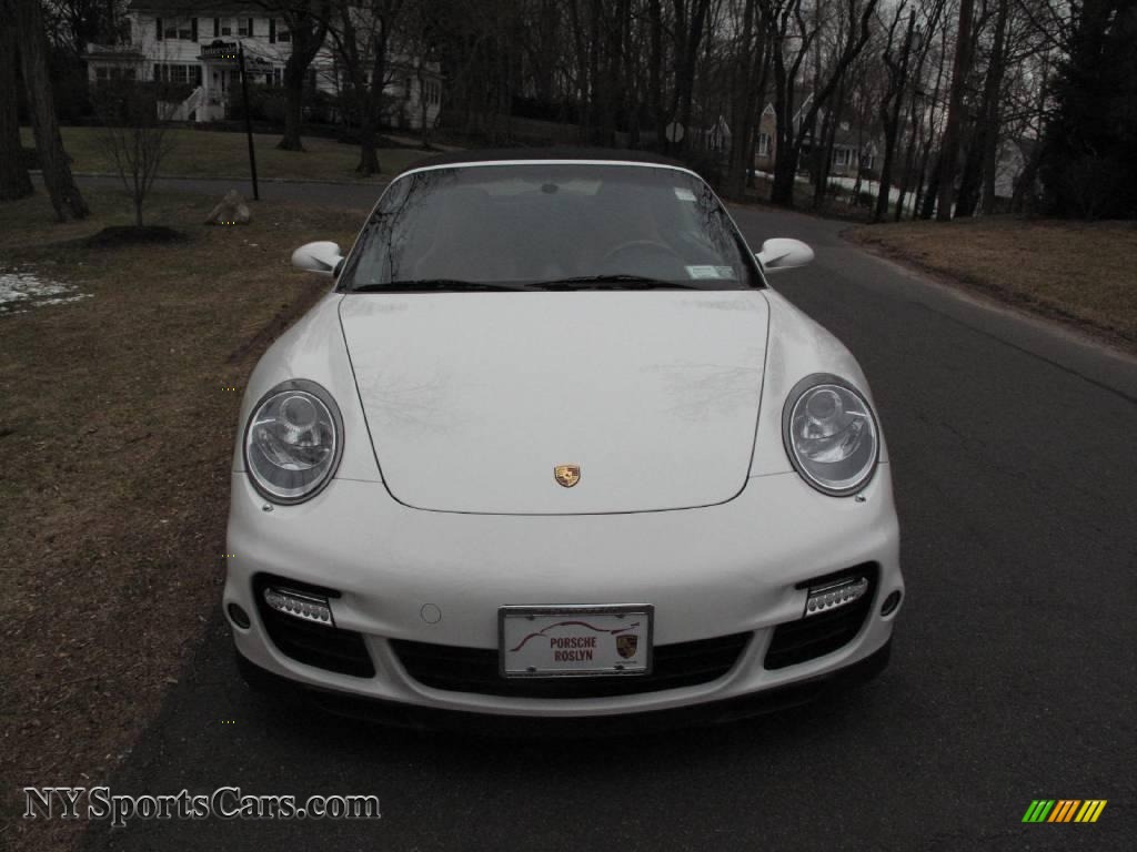 2008 911 Turbo Cabriolet - Carrara White / Black/Terracotta photo #2