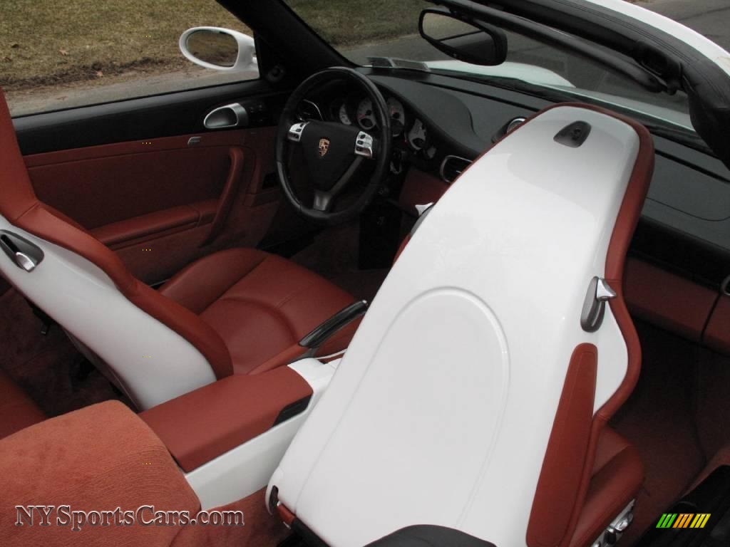 2008 911 Turbo Cabriolet - Carrara White / Black/Terracotta photo #19