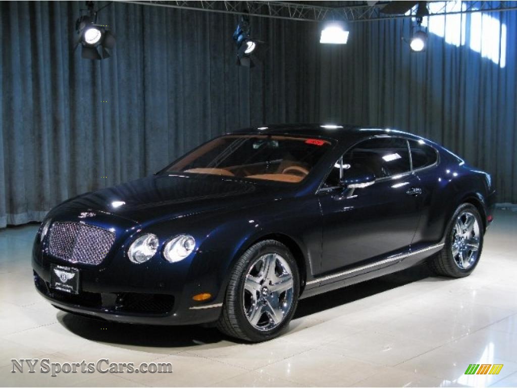 Dark Sapphire / Saddle Bentley Continental GT 