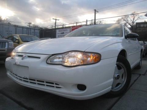 White 2004 Chevrolet Monte Carlo LS