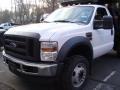 Ford F550 Super Duty XL Regular Cab 4x4 Dump Truck in Oxford White