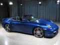 Porsche 911 Turbo Cabriolet Cobalt Blue Metallic photo #3