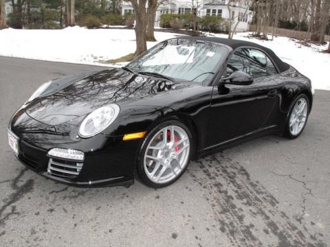 2009 Porsche 911 Carrera 4S Cabriolet in Black