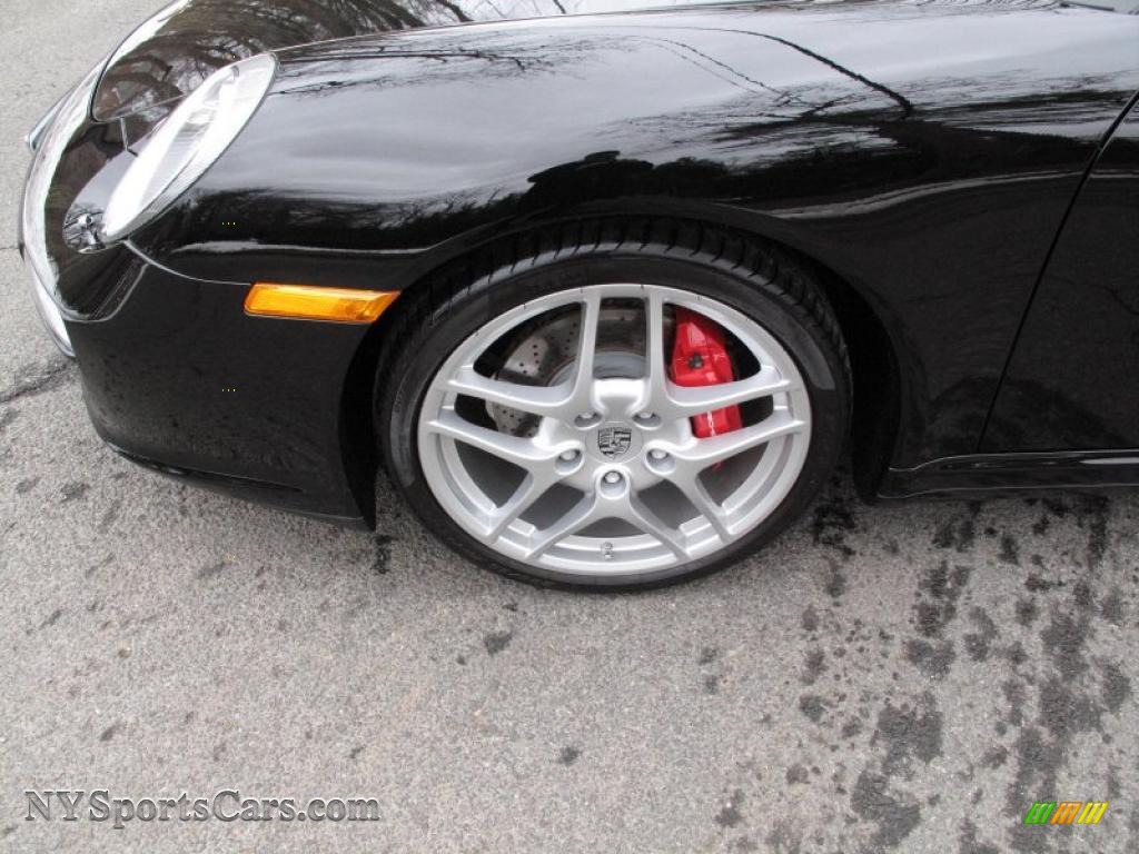 2009 911 Carrera 4S Cabriolet - Black / Black photo #9