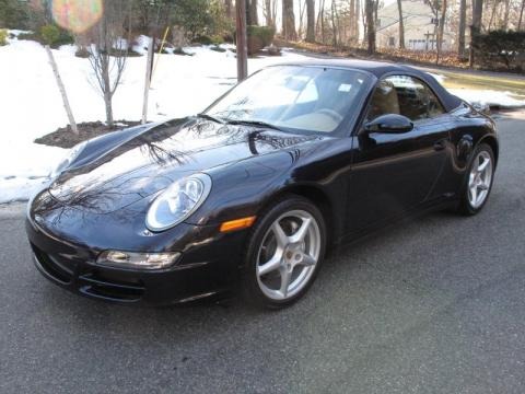2007 Porsche 911 Carrera 4 Cabriolet in Midnight Blue Metallic