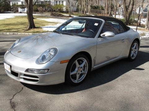 2007 Porsche 911 Carrera Cabriolet in Arctic Silver Metallic
