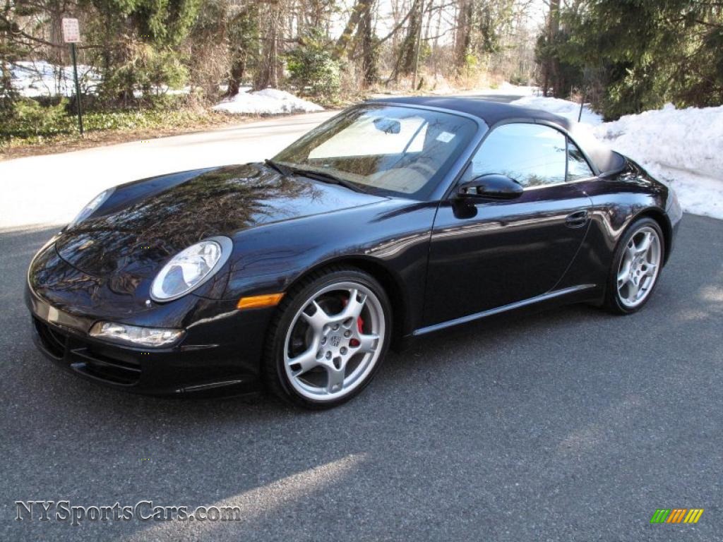 Midnight Blue Metallic / Sand Beige Porsche 911 Carrera S Cabriolet Midnight Blue Metallic / Sand Beige Porsche 911 Carrera S Cabriolet