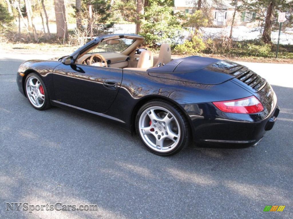 2006 911 Carrera S Cabriolet - Midnight Blue Metallic / Sand Beige photo #9