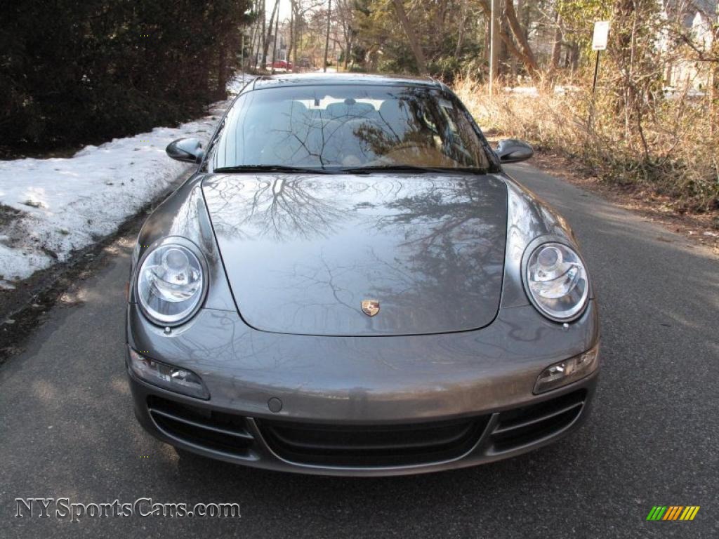 2007 911 Targa 4S - Meteor Grey Metallic / Natural Leather Brown photo #2