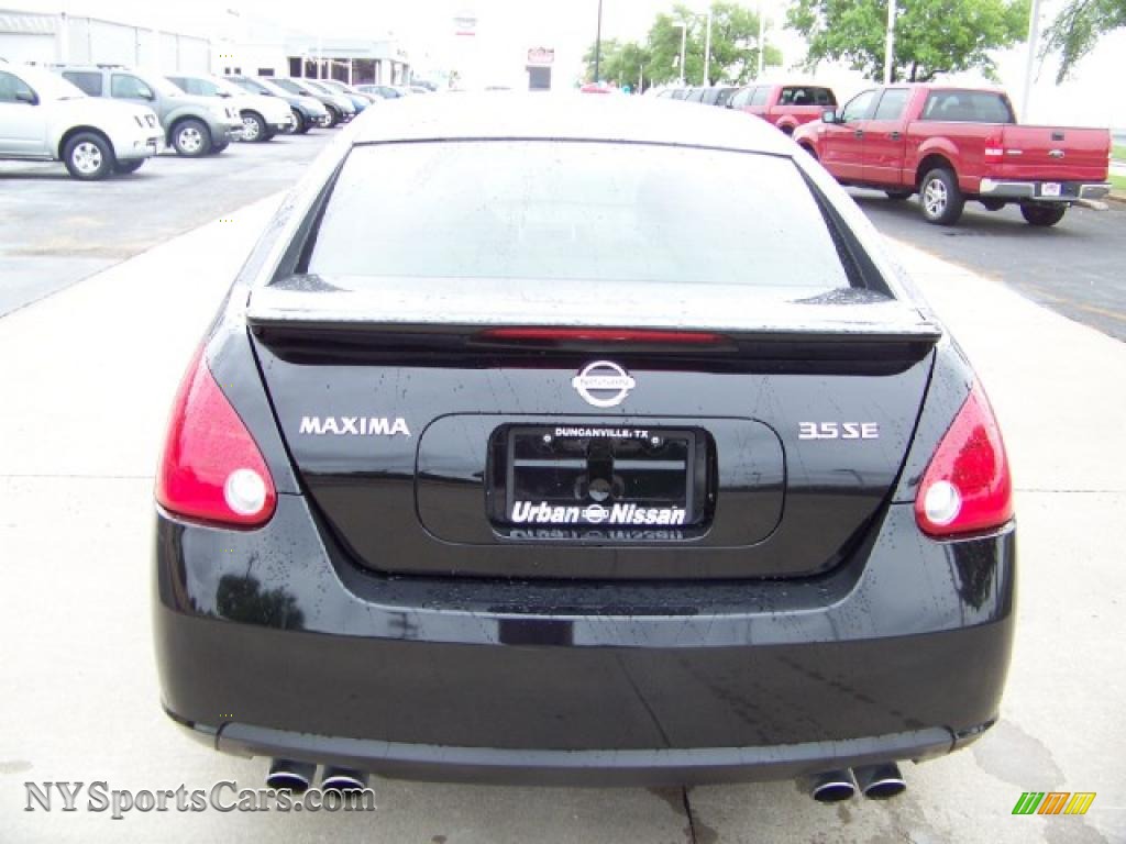 2007 Nissan Maxima 3 5 Se In Super Black Photo 5 835585
