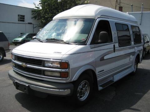 Olympic White 1997 Chevrolet Chevy Van G2500 Passenger Conversion Olympic White 1997 Chevrolet Chevy Van G2500 Passenger Conversion