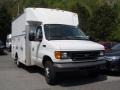 Ford E Series Cutaway E350 Commercial Utility Truck in Oxford White