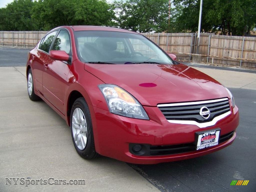 2009 Nissan altima red brick metallic #9