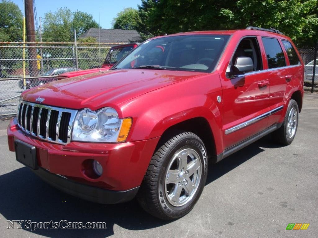 Inferno Red Crystal Pearl / Medium Slate Gray Jeep Grand Cherokee Limited 4x4