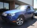 BMW X3 3.0si in Montego Blue Metallic