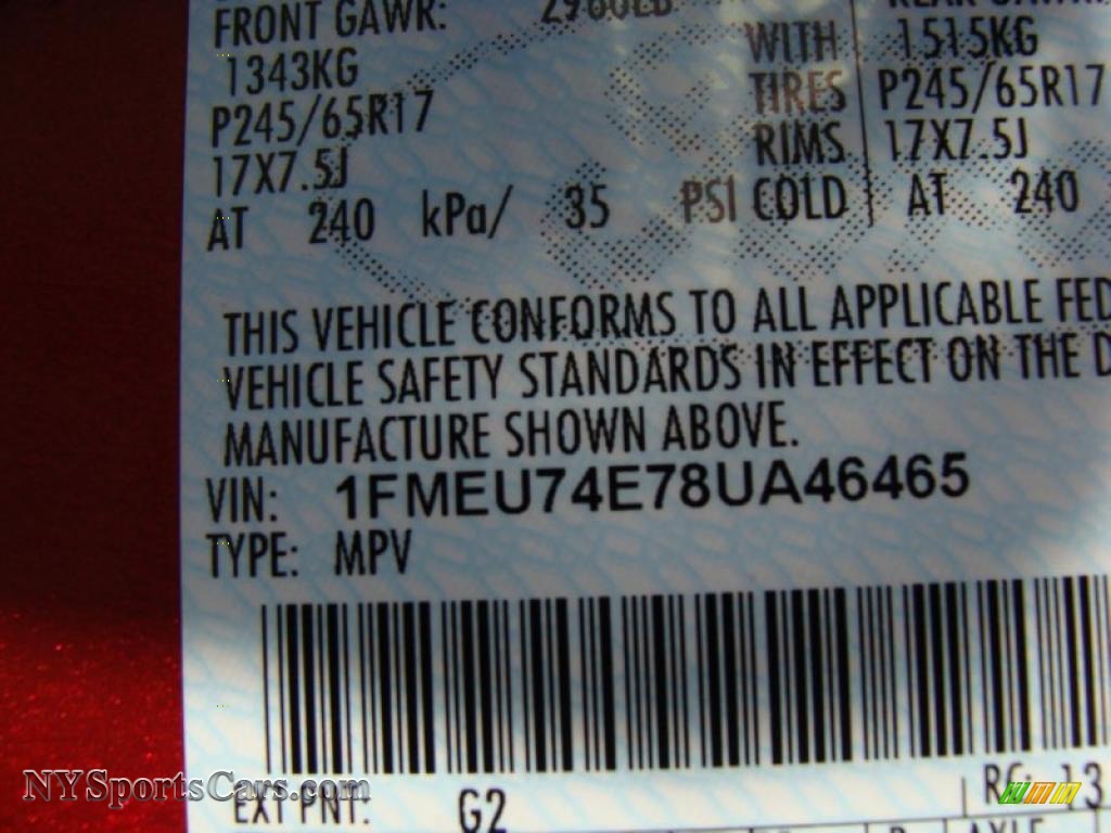 2008 Explorer Eddie Bauer 4x4 - Redfire Metallic / Camel photo #23