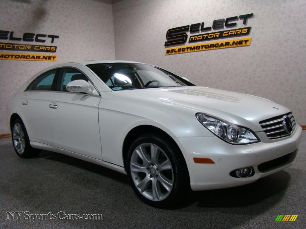 2008 Mercedes-Benz CLS 550 in Diamond White Metallic photo #3 - 125770 | NYSportsCars.com - Cars 