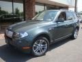 BMW X3 3.0si in Highland Green Metallic