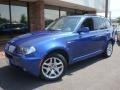 BMW X3 3.0si in Montego Blue Metallic