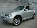 BMW X3 3.0si in Titanium Silver Metallic