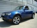 BMW X3 3.0si in Montego Blue Metallic