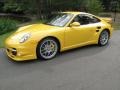 Porsche 911 Turbo S Coupe in Speed Yellow