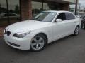 BMW 5 Series 528i Sedan in Alpine White