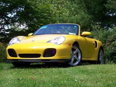 Speed Yellow Porsche 911 Turbo