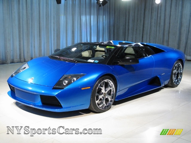 Blue Monterey / Ivory/Blue Delphinus Lamborghini Murcielago Roadster