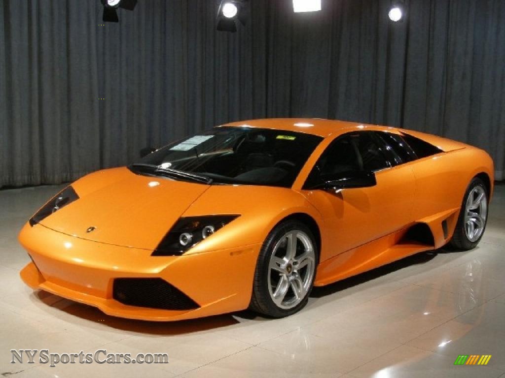 Arancio Atlas (Pearl Orange) / Black Lamborghini Murcielago LP640 Coupe