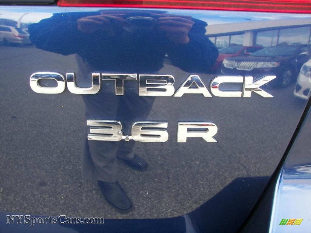 2010 Outback 3.6R Premium Wagon - Azurite Blue Pearl / Warm Ivory photo #23