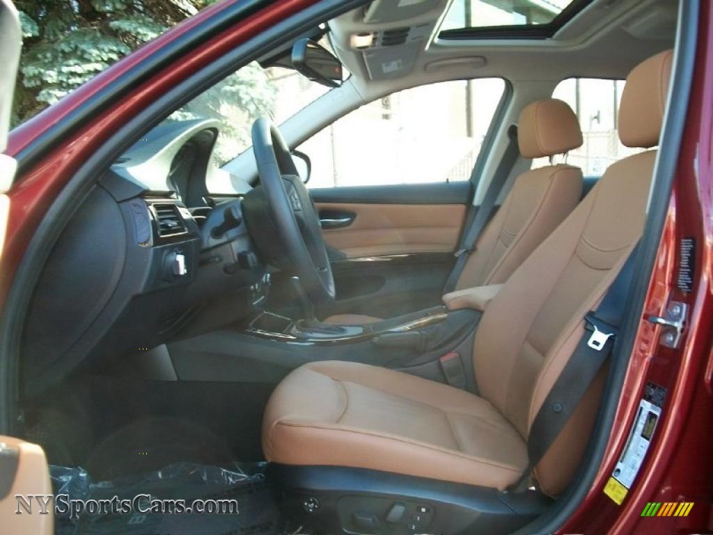 2011 3 Series 328i xDrive Sedan - Vermillion Red Metallic / Saddle Brown Dakota Leather photo #12