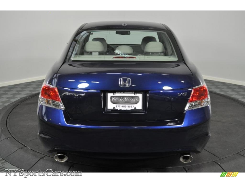 2008 Honda Accord Ex L V6 Sedan In Royal Blue Pearl Photo 4 071311