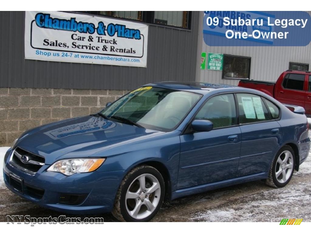 2009 Subaru Legacy 2.5i Sedan in Newport Blue Pearl 215679