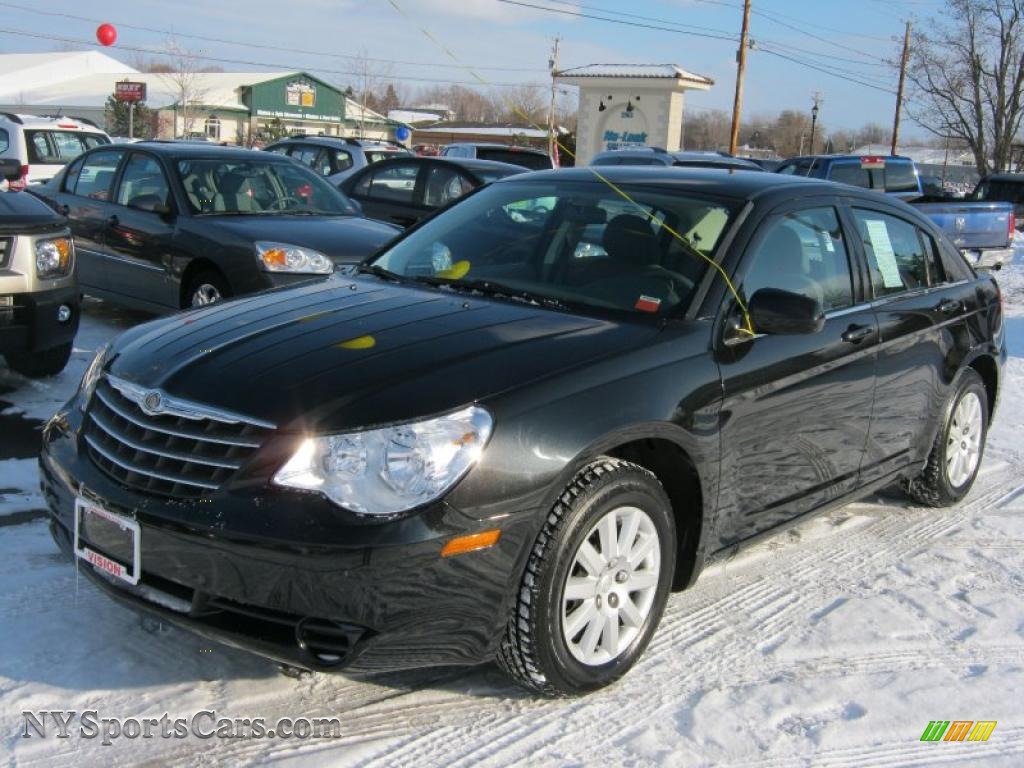 2008 Chrysler Sebring Lx Sedan In Brilliant Black Crystal Pearl Brilliant Black Crystal Pearl Dark Khaki Light Graystone Chrysler Sebring Lx Sedan