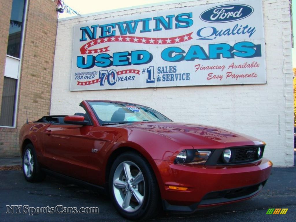 Red Candy Metallic / Charcoal Black/Cashmere Ford Mustang GT Premium Convertible