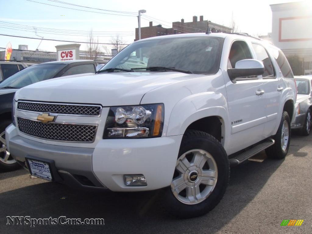 2008 Tahoe Z71 4x4 - Summit White / Ebony photo #1