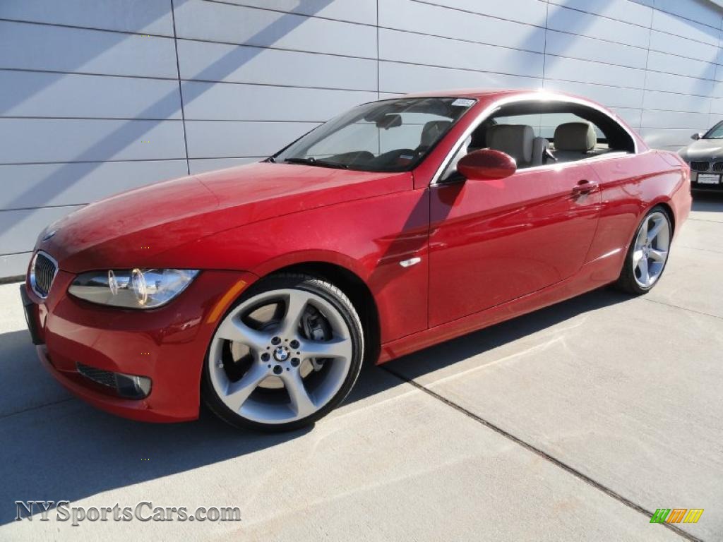 2009 Bmw 3 Series 335i Convertible In Crimson Red 178965 Crimson Red Cream Beige Dakota Leather Bmw 3 Series 335i Convertible