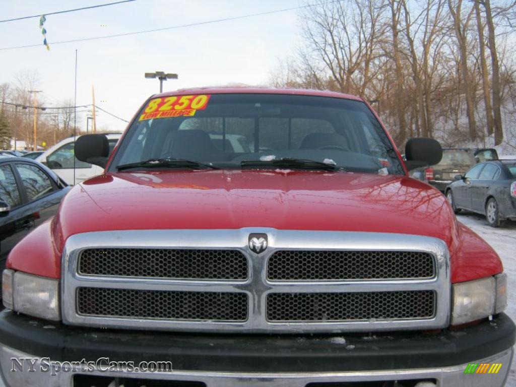 2000 Ram 2500 ST Extended Cab 4x4 - Flame Red / Mist Gray photo #14