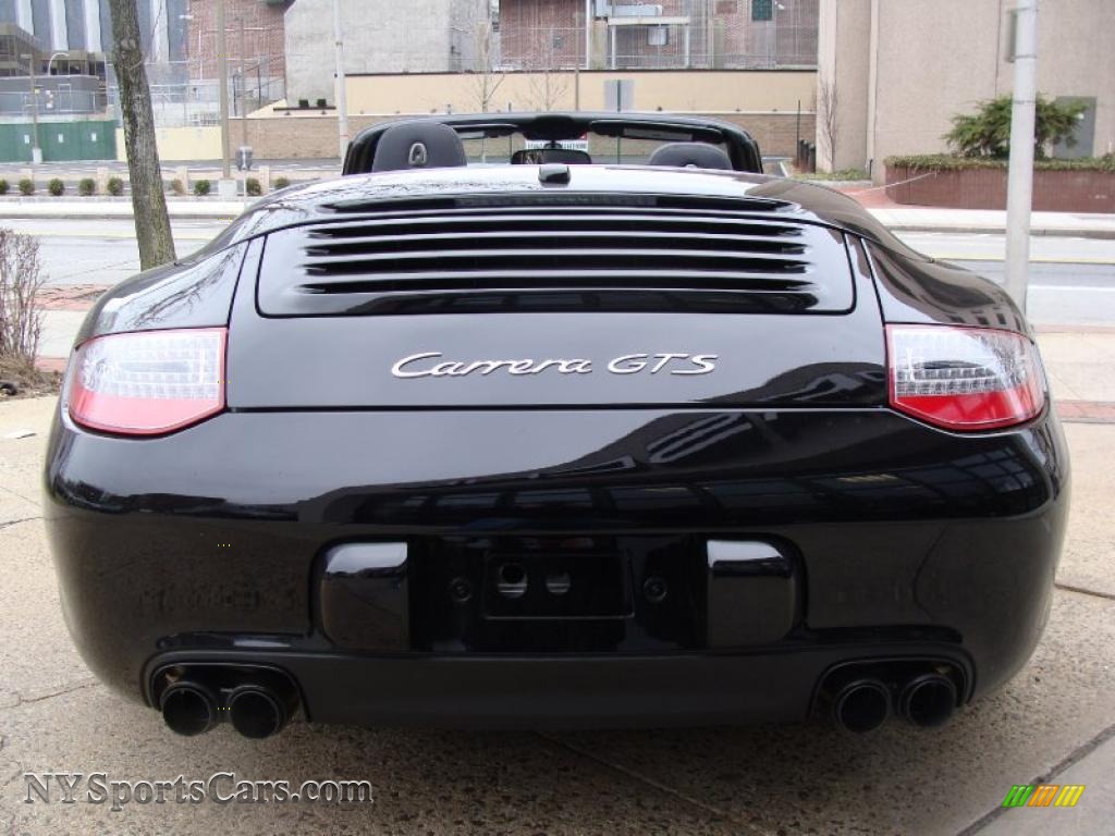 2011 911 Carrera GTS Cabriolet - Black / Black photo #5