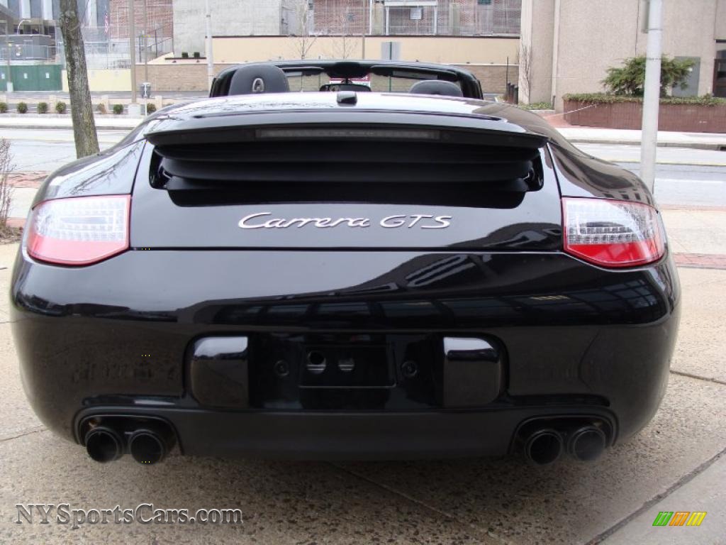 2011 911 Carrera GTS Cabriolet - Black / Black photo #7